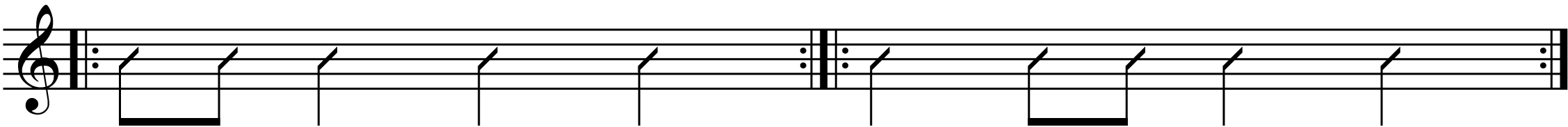 some syncopated rhythms.